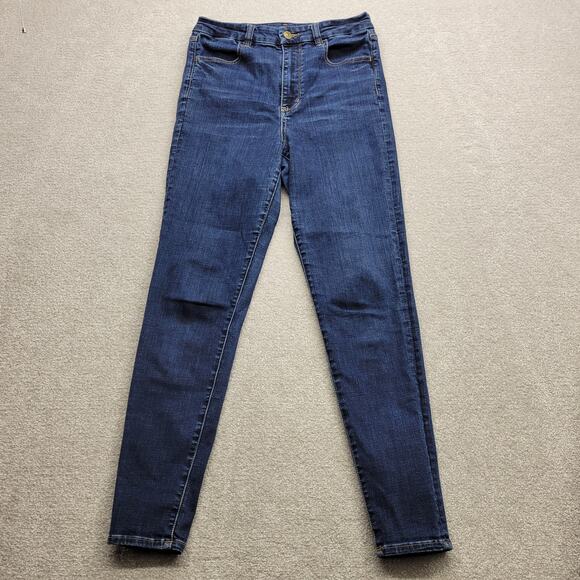 American Eagle Next Level Stretch Jeans Women’s Size 8 Blue Denim - Picture 1 of 9